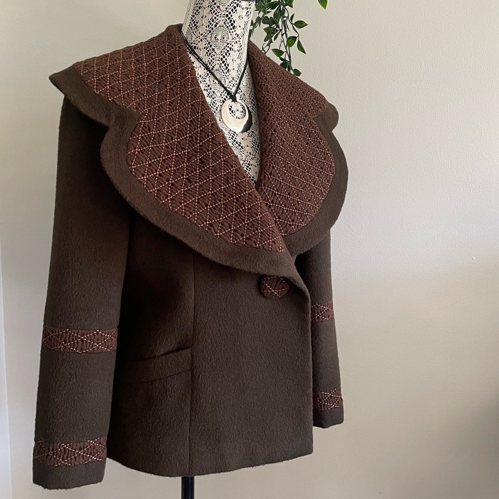 Handmade Bolivian Baby Alpaca and Merino Wool Jacket